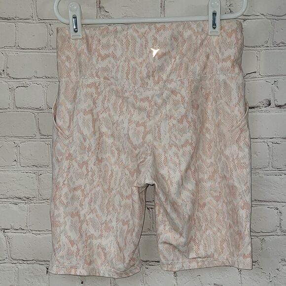 OLD NAVY Girls High-Waisted PowerSoft Side-Pocket Biker Shorts Snake Large 10/12 - Picture 6 of 9